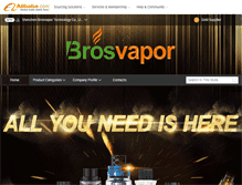 Tablet Screenshot of brothersvapor.com